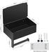 Toilet Paper Holder with Shelf,Flushable Wet Wipes Dispenser for Bathroom,Toilet Paper Holder with Storage, Stainless