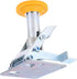 3in Capability100kg/220.46lb(X-75-32-3) Trolley Brake Floor Lock Iron Galvanized Trolley Cart Lock with TPU Pad