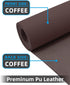 Protector,48"x 17"Desk Leather Desk Pad Mat Large, Mouse Pad, Non-Slip PU Leather Desk Blotter,Waterproof Desk Pad