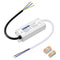Waterproof IP67 LED Driver Power Supply 12V 24W 2A, 110V AC to 12V DC Converter for Indoor and Outdoor LED Lighting