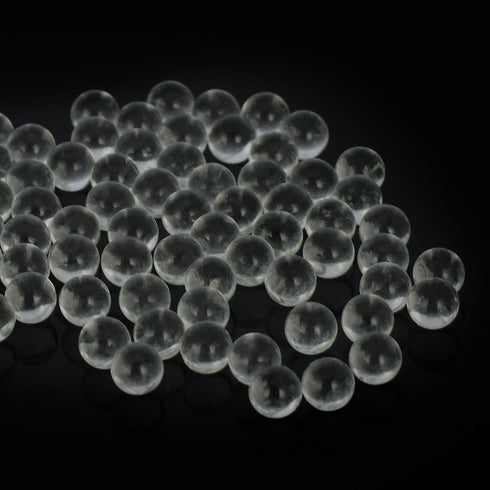 stonylab Round Glass Beads, Solid Glass Balls for Heating and Boiling Prevention, 4 mm Diameter