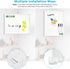 MaxGear Double-Sided Dry Erase Board for Wall, 16"x12" Hanging Whiteboard with 3 Markers & 4 Magnets