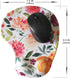 Ergonomic Aesthetic Portable Mouse Pad, Non-slip Computer Mouse Pads, Small 3D Gel Mouse Pad with Wrist Rest, Orange