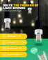 Refrigerator LED Light Bulb KEI D34L Replacement, Fit for Frigidaire Kenmore, 2 Packs (3.5W 85V-265V E27 2700K)