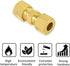 MuHize Compression Union Fittings, Upgraded 5/16" Compression Tube Fitting for Leakproof Connection, Pack of 4