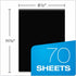 Oxford FocusNotes Writing Tablet, 8-1/2 x 11-3/4 Inches, White, Cornell Rule, 70 Sheets