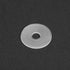 uxcell Nylon Flat Washers M4, 17mm OD, 4mm ID, 1mm Thickness, Sealing Gasket for Faucet Pipe Water Hose, Clear, Pack of