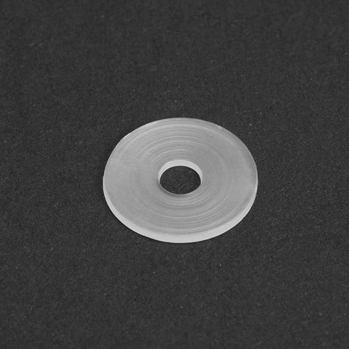 uxcell Nylon Flat Washers M4, 17mm OD, 4mm ID, 1mm Thickness, Pack of 200