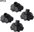Generic 4Pcs Black(16mm) Camping Chair Foot Pads, Anti-Slip Base Protectors, Outdoor Folding Chair Leg Covers