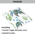 Sea Turtle 2-Gang Light Switch Cover Plate - Underwater Ocean Turtle Green Seaweed Blue Water Bubbles Nautical Decor