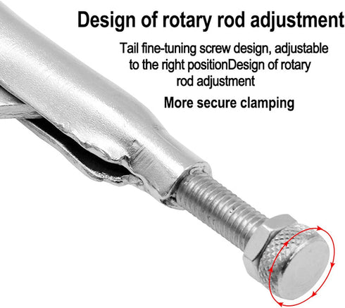Vise Grips Locking Pliers Pinch Off Tool, 7mm Pipe Sealing Lock Tool for Clamping Fitting