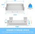 Gome Under Desk Pull-Out Drawer, Storage Organizer Mounted, Easy Slide-Out Pencil Drawer for Sit-Stand Workstation