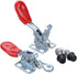 E-TING New 4PCS Hand Tool Toggle Clamp 201A Antislip Red Horizontal Clamp 201-A by E-TING