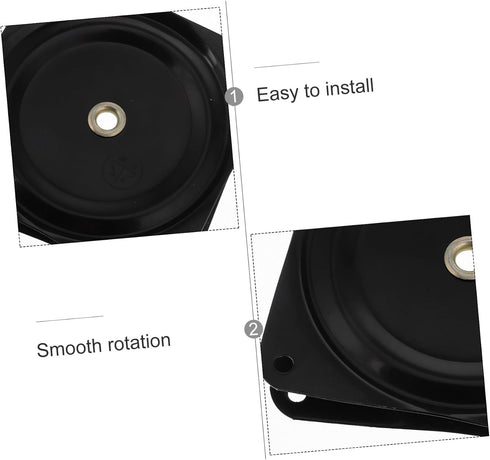 Zerodeko Heavy Duty Swivel Plate - No Noise Rotation for Furniture