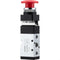 Pneumatic Mechanical Valve, 1/4” NPT 5 Way 2 Position Momentary Push Button Manual Control Air Valve