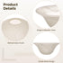 ZALIR E26 E26 Glass Lamp Shade Replacement with Marble Veins, Shade Replacement for Torchiere Lamp, Alabaster Glass