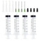 60ml Sterilization Packing Syringe with 14Ga 1.5 Inch Blunt Tip Needles, Pack of 4 for Glue Applicator