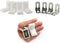 E-outstanding 20pcs 90 Degrees L Shape Metal Corner Bracket White with Plastic Cover