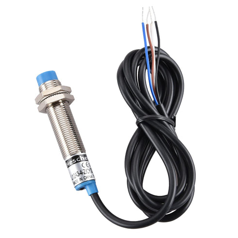 M12 Inductive Proximity Sensor Switch, Non-shield Type, LJ12A3-4-Z/CY, Detector 4mm, 10-30VDC 200mA, PNP NO+NC, 4 Wire
