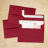 LUXPaper 4Bar A1 Invitation Envelopes, Peel & Press, 50 Qty, Garnet Red, 80lb. Text