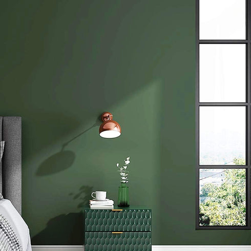Yasinet 17.7" x197" Dark Green Wallpaper: Green Peel and Stick Contact Paper for Waterproof Self-Adhesive Removable Wall