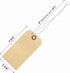 Tags with Elastic String Attached - #5 Manila Paper Label Tags, 4 3/4" x 2 3/8", Box of 200 with Elastic Loop