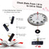 6 Pieces Clock Mechanism Replacement Kit with 9 Pack Clock Hands, Battery Operated for DIY Clock Repair