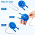 Toilet Chain Replacement Kit: 3Pcs 9.5 Stainless Steel Toilet Flapper Handle Chain with Hook Ring, Silver