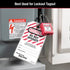 Master Lock 497A Lockout Tagout Tags, Laminated Do Not Operate, OSHA Compliant, 12 Pack