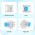 Zyghjort 30 3 Mechanical Keyboard Switches, Pcs Pin Blue Keyboard Clicker Replacement Pre-Lubricated Clicky Key