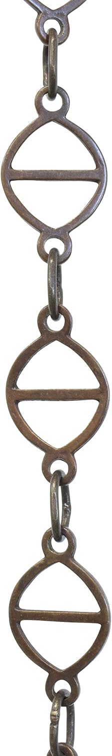 CH-45-BRZ-3 (3 RCH Hardware Brass Chandelier Chain, Bronze Feet)
