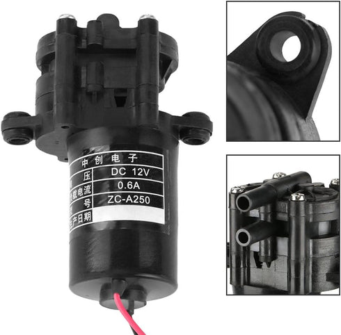 DC Mini Gear 12V ZC-A250 Self Priming Resistance for Coffee Maker, Water Dispenser, Drone, Pesticides