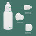 AHIER 50PCS 15ML Plastic Eye Dropper Bottles - Squeezable with Childproof Cap