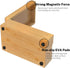 Neando 3x5 inches 20-count 200-count 4 600 Index Card Holder, Bamboo Index Card Box with Index Cards Guide and Note
