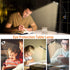 Clip on Light LED Reading Lamp, 3 Color Modes, 10 Brightness Eye Protection, 360 Flexible Gooseneck