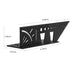 Woodworking Carpenter Square Rule, Baowox 3D Aluminum Alloy Angle Measuring Tool for Engineers and Carpenters