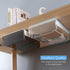 OSPNIEEK Self-Adhesive Under Desk Drawer Organizer - 2 Pack Large Storage Mounted Pencil Holder Tray for Office