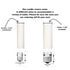 E12 4 Inch 6 Pack Chandelier Lighting Fixture Socket Kit - Adjustable Height Candelabra Sockets with Cardboard