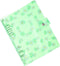 PATIKIL A5 Flower Clear Binder Cover, Soft PVC Loose Leaf Binder Protector with Snap Button Closure