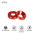 MECCANIXITY 50pcs M3 Counterbore Washers, 8mm Anodized Aluminum Alloy Head Gaskets for RC/FPV/PC/Drone Parts