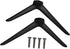 Cabilock Replacement Tv Feet for Double Hole Plastic Tv Stand Legs for