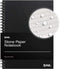 Stone Paper Waterproof Spiral Notebook, 7.20”x10.11”, 50 Sheets, Eco-Friendly Mineral Stone Paper Notebook, Waterproof,