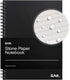 Stone Paper Waterproof Spiral Notebook, 7.20”x10.11”, 50 Sheets, Eco-Friendly Mineral Stone Paper Notebook, Waterproof,