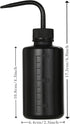 2Pcs 8oz Bottles | ABS Material Water Squirt Bottles for Tattoo Cleaning, Labware Washing, Plant Watering, Black&Pink by HOOMBOOM