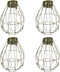 Heat Lamp Bulbs Bathroom Ceiling Fan Cover 4Pcs Vintage Light Cage Hanging