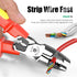 LAOA Long Nose Pliers, 1000 Volt VDE Insulated Electrician's Pliers with Stripping, Cutting, Clamping Features
