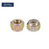 uxcell 25Pcs 1/4"-28 Nylon Insert Hex Lock Nuts, Carbon Steel Self-Locking Stop Nut for Industrial Construction