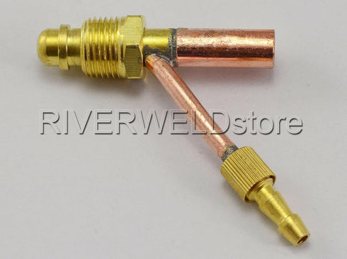 RIVERWELD Cables and Gas Separate Connector Fitting for TIG Welding Torch (5/8"-18 Male WP26)
