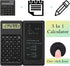 Calculator,calculators Desktop with Writing Screen, Large Display, and Quiet Design - Ideal for Students and Office Workers (Black)