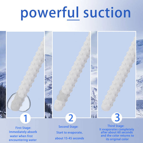 3X Reusable Drying Rods, Water-Absorption Laboratory Desiccant Stick for Quick Drying
